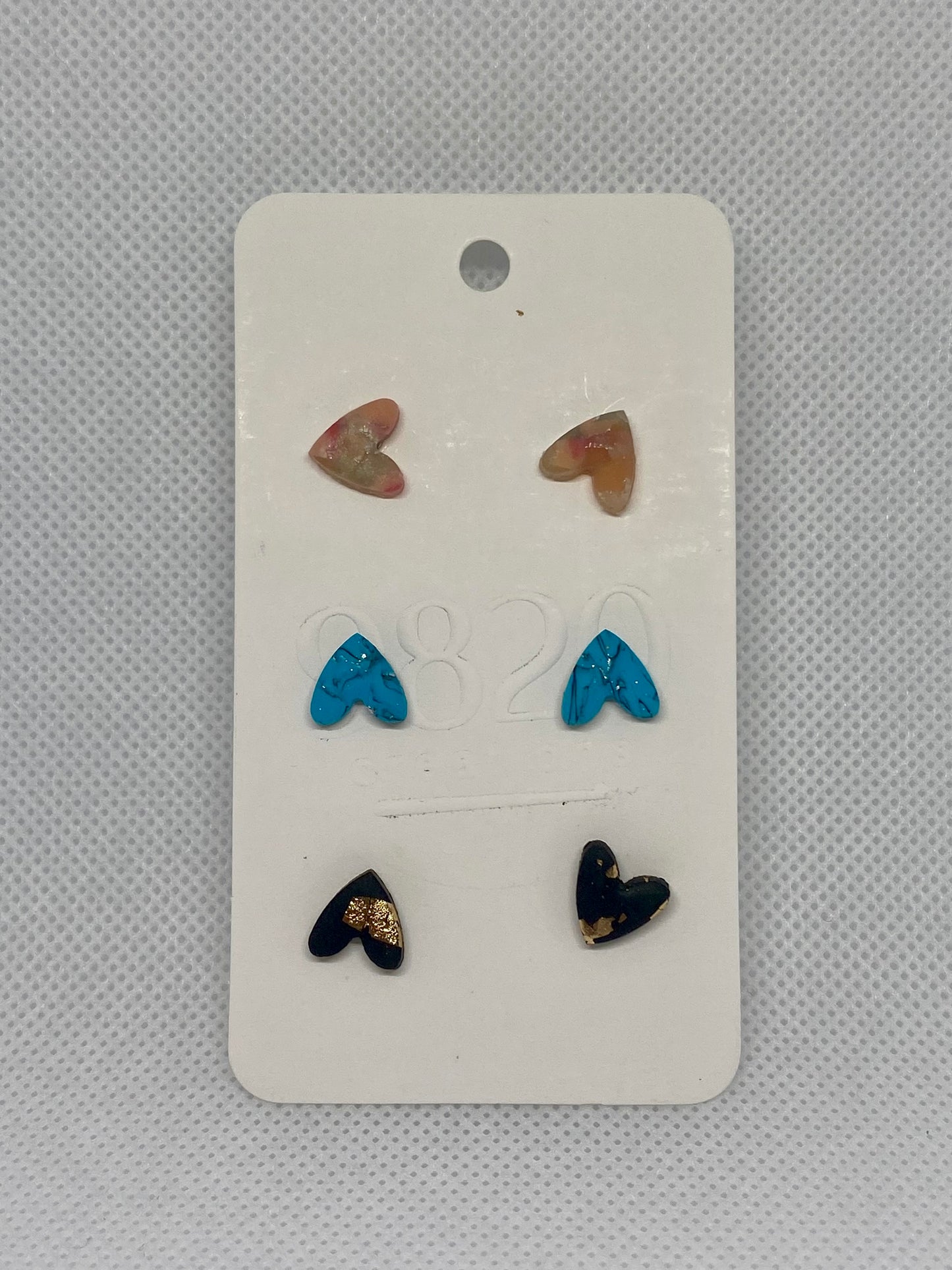 Komplet mini uhanov srčki