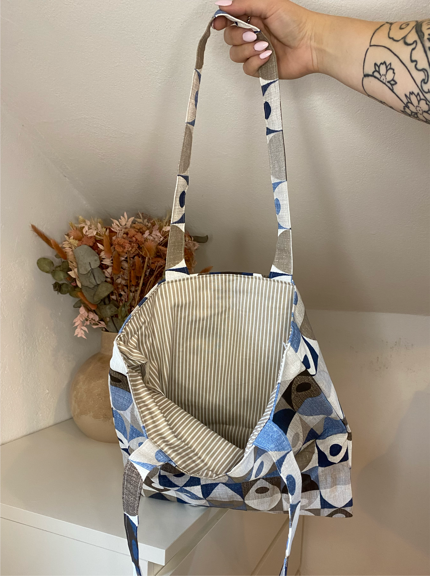 Podložena tote bag
