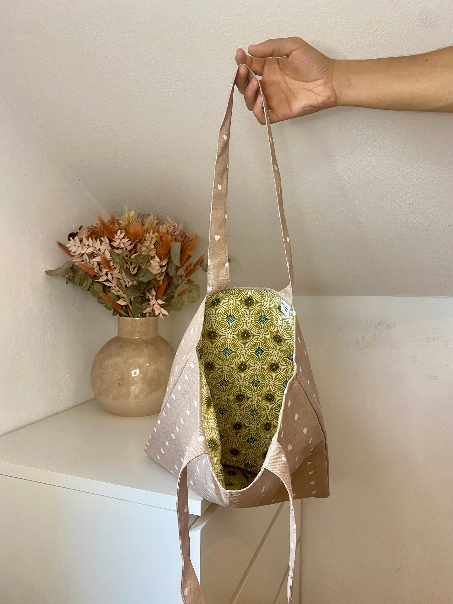 Podložena tote bag
