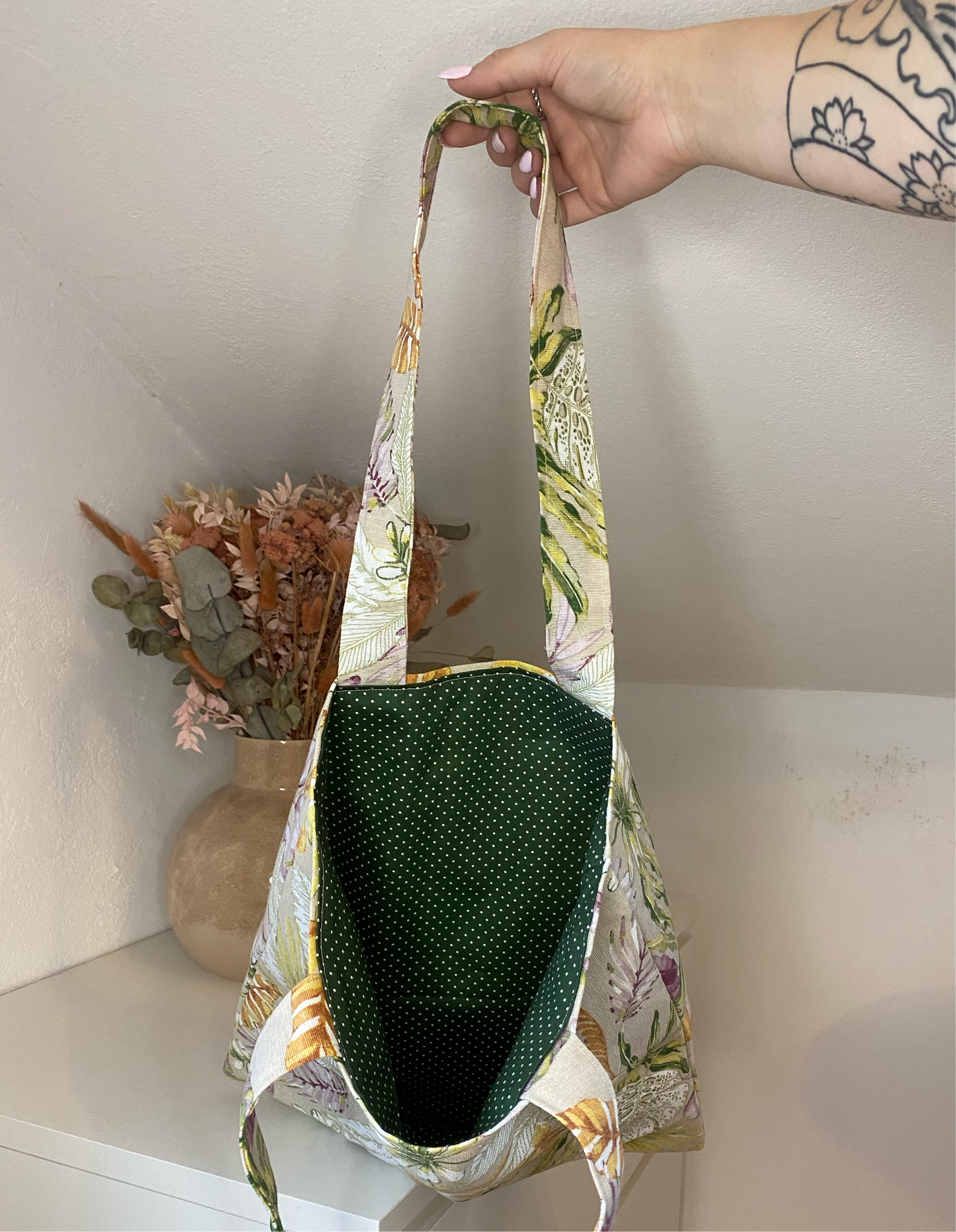 Podložena tote bag